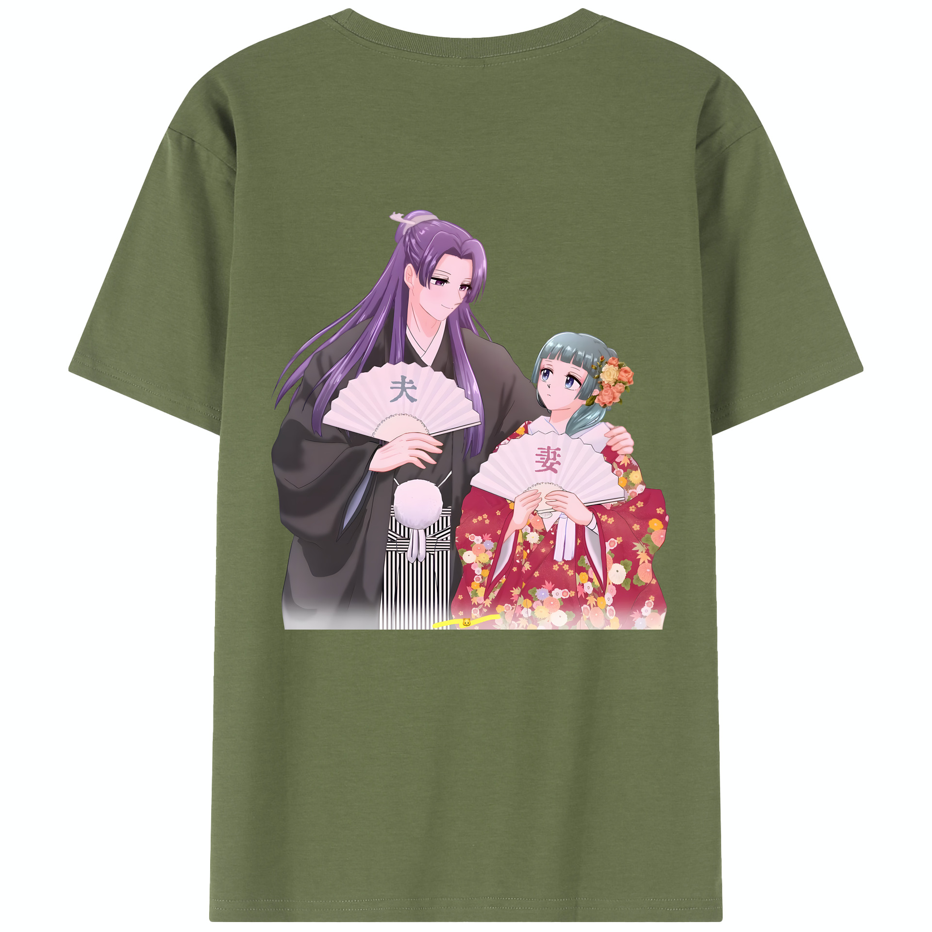 （画像用） 薬屋のひとりごと The Apothecary Diaries 綿100％半袖Tシャツ（背面プリント）